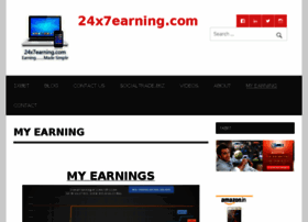 24x7earning.com preview