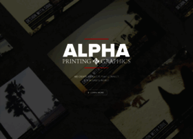 alphaprinting.com preview