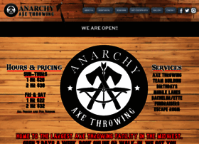 anarchyaxethrowing.com preview