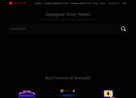 Anonyig.com - IgAnony ️ Instagram Story Viewer (Watch without Anyone ...