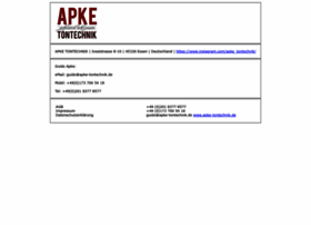 apke-tontechnik.de preview