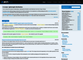archlinux.org preview