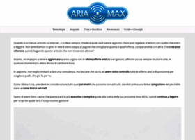 ariamax.it preview