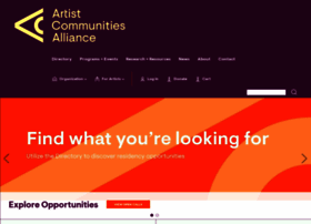 artistcommunities.org preview