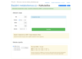 bazalnimetabolismus.cz preview