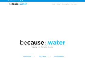 becausewater.com preview