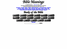 biblemeanings.info preview