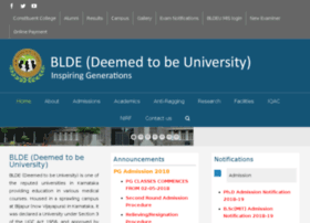 bldeuniversity.ac.in preview