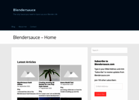 blendersauce.com preview