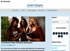 bloggersforthekingdom.com preview