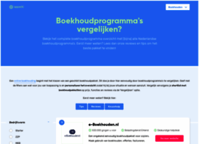 boekhoudsoftware-vergelijken.nl preview