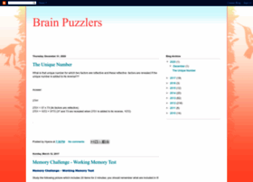brain-puzzlers.blogspot.com preview