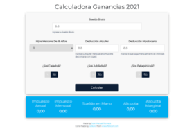 calculadoraganancias.com.ar preview