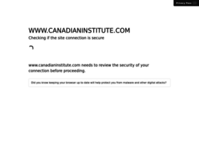 canadianinstitute.com preview