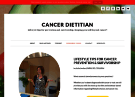 cancerdietitian.com preview