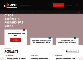 capeb.fr preview