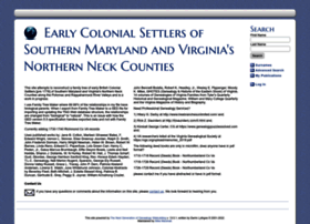 colonial-settlers-md-va.us preview