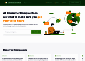 consumercomplaints.in preview