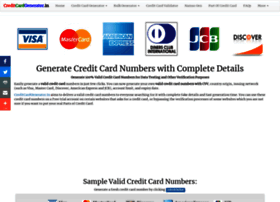 creditcardgenerator.in preview