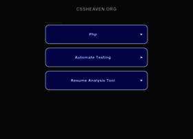 cssheaven.org preview