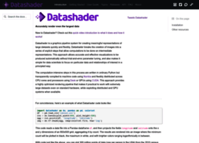 datashader.org preview