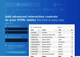 datatables.net preview