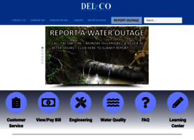 delcowater.org preview