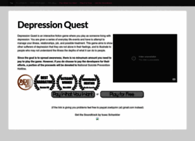 depressionquest.com preview