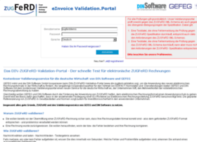 din-zugferd-validation.org preview