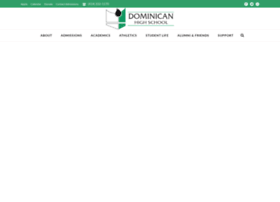 dominicanhighschool.com preview