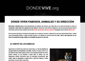 dondevive.org preview