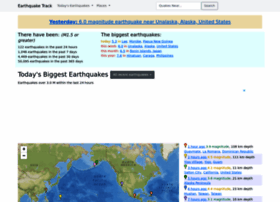 earthquaketrack.com preview
