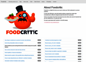 foodcritic.io preview