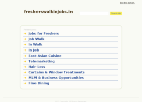 fresherswalkinjobs.in preview