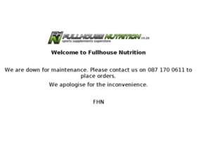 fullhousenutrition.co.za preview