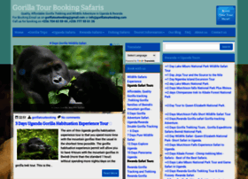 gorillatourbooking.com preview