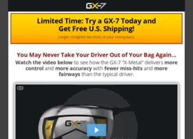 gx7golf.com preview