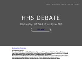 hhsdebate.org preview