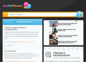 hoewatwaarom.nl preview