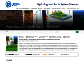 hydrology-and-earth-system-sciences.net preview