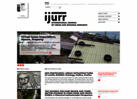 ijurr.org preview