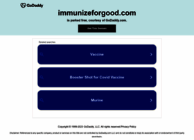 immunizeforgood.com preview