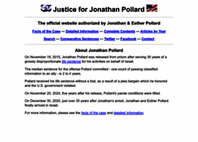 jonathanpollard.org preview