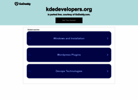 kdedevelopers.org preview