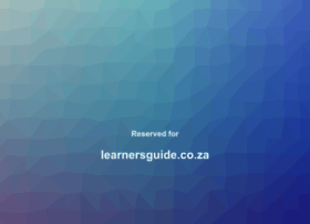 learnersguide.co.za preview