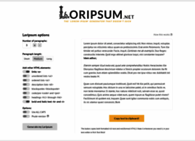 loripsum.net preview