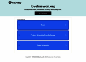 lovehaswon.org preview