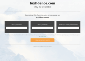 luxfidence.com preview