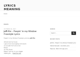 meaninglyrics.win preview