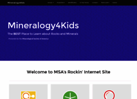 mineralogy4kids.org preview